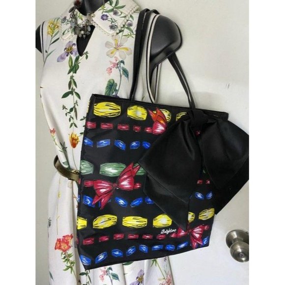 brighton bag black with multicolor nylon tote - Picture 7 of 8